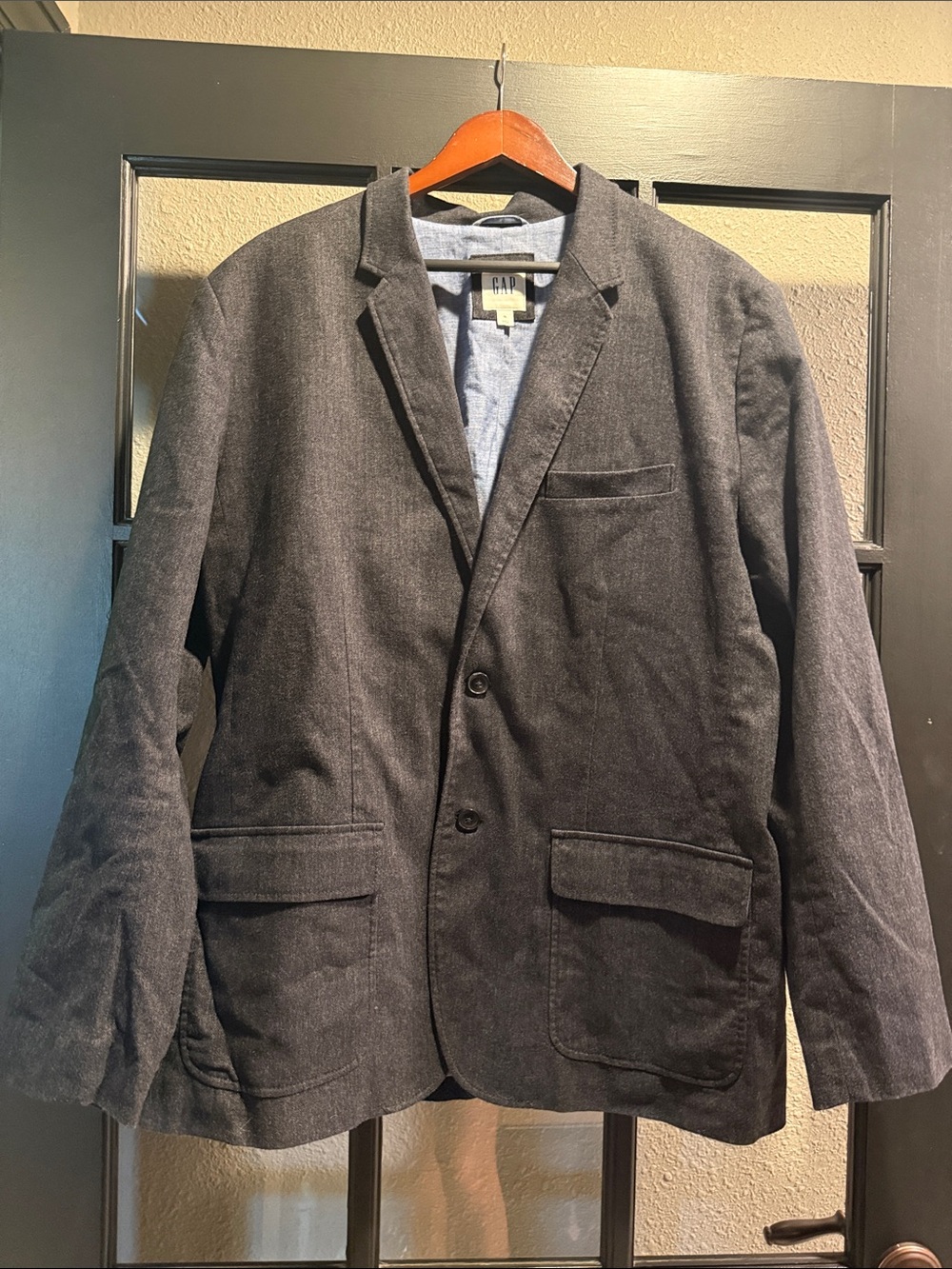GAP Men's Charcoal Gray Blazer